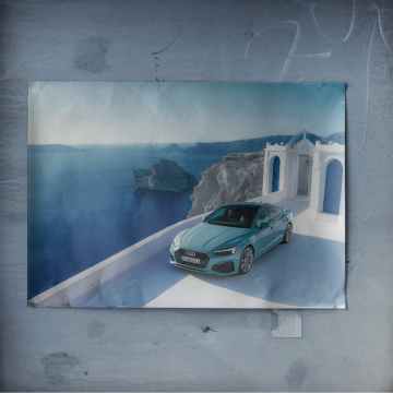 Coastal Fahrt inspiriert von Audi - Poster