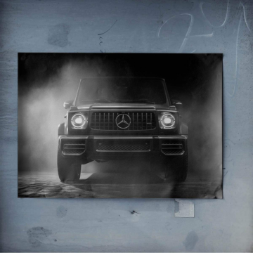 Mercedes G-Class mit schwarzem Rauch - Poster