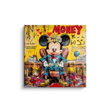 Mickey Mouse Inspired Money PVC Gloss Art