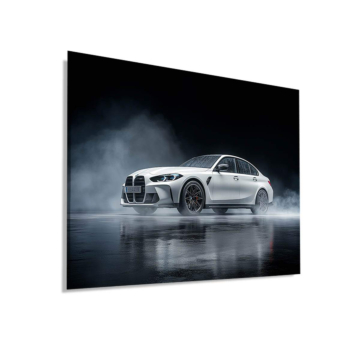 BMW M5 CS humo - cuadro Dibond mate