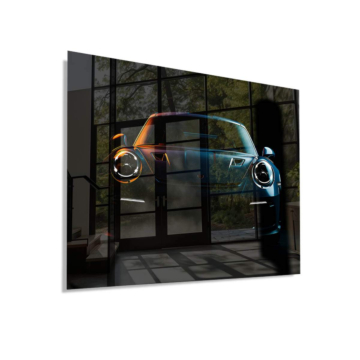 Porsche 911 Dark Front Acrylic Glass Art