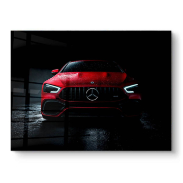 Mercedes AMG Red Front PVC Gloss Art