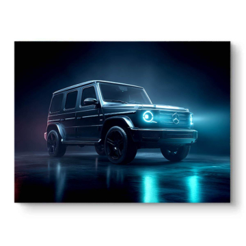 Mercedes G-Class Blue Lights PVC Matt Art