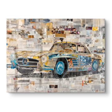 Mercedes Classic Mosaic PVC Gloss Art