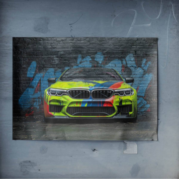 Bmw m graffiti peinture - poster