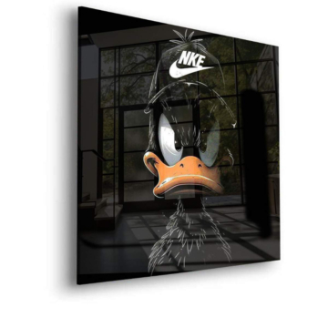 Daffy Duck Inspired Nike Acrylic Glass Art
