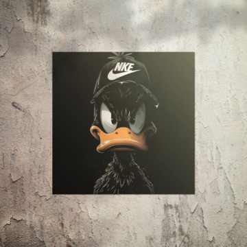 Nike inspiré de Daffy Duck - poster