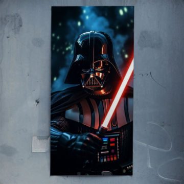 Darth Vader Inspired Lightsaber Poster Art