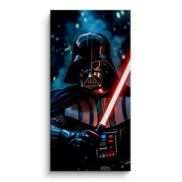 Darth Vader Inspired Lightsaber Canvas Art