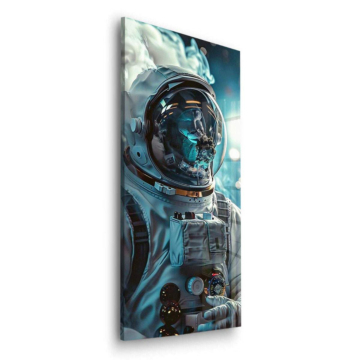 Astronaute explorateur spatial - tableau en verre acrylique