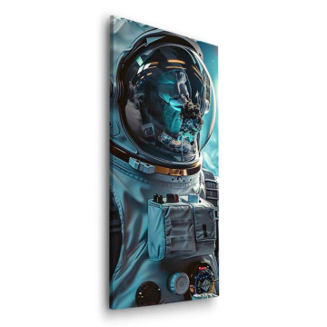 Astronaute explorateur spatial - tableau Dibond mat