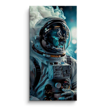 Astronauta odkrywca kosmosu - obraz na płótnie