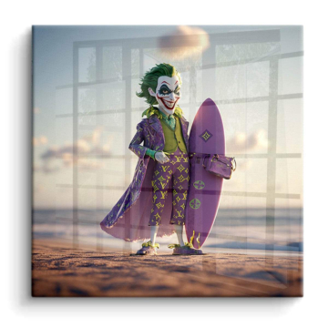 Luxus Surfer inspiriert von Joker - PVC-Bild glänzend