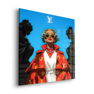 Louis Vuitton Inspired Fashion Icon Acrylic Glass Art