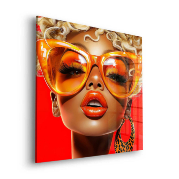 Bold Cat Eye Sunglasses Acrylic Glass Art