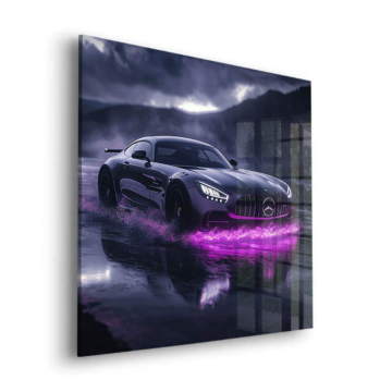 Mercedes AMG Night Racer Acrylic Glass Art