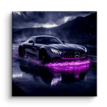 Mercedes AMG Night Racer Canvas Art