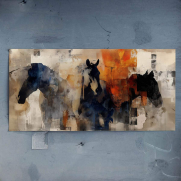 Abstrakt Wild Pferd - Poster