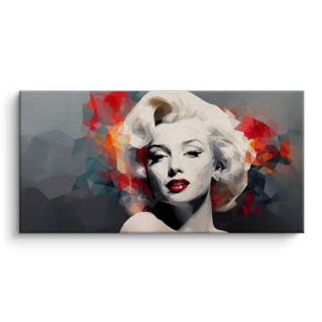 Marilyn Inspired Glamour Portrait Canvas Art