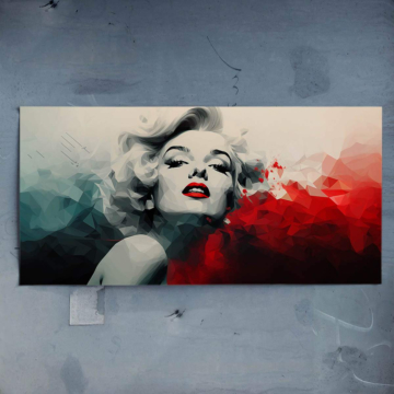 Abstraktes Porträt inspiriert von Marilyn - Poster