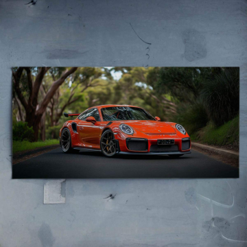 Porsche Speedster auf der Straße - Poster