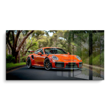 Porsche 911 Speedster en carretera - cuadro PVC brillante