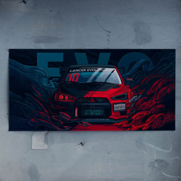 Mitsubishi Lancer Evo - Poster