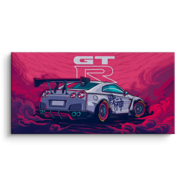 Nissan GT-R Racing Canvas Art