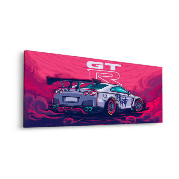 Nissan GT-R Racing Dibond Matt Art