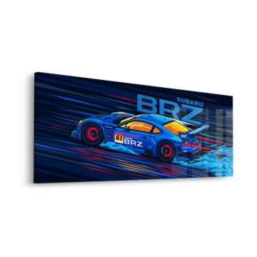 Subaru BRZ Race Car Acrylic Glass Art