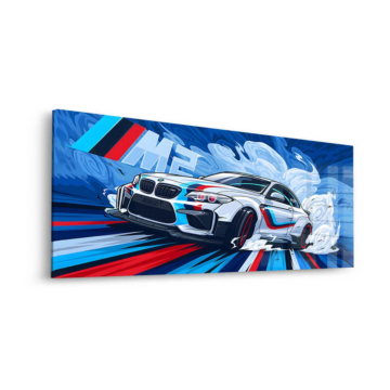 BMW M Motorsport Brandin - Acrylglasbild