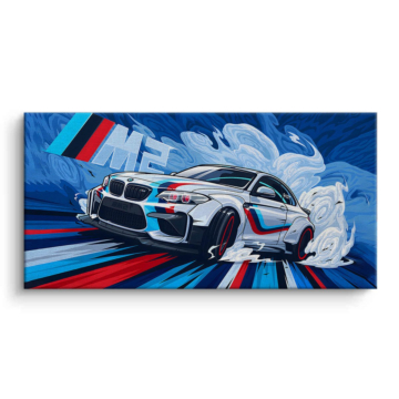 BMW M Inspired Motorsport Racing Canvas Art