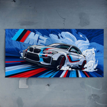 BMW M Motorsport Brandin - Poster