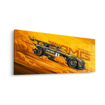 Mercedes AMG Formuła wyścig - obraz na szkle akrylowym