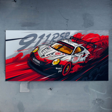 Porsche 911 RSR Renne - Poster