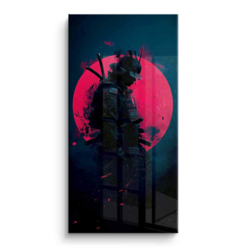 Samurai Warrior Silhouette PVC Gloss Art