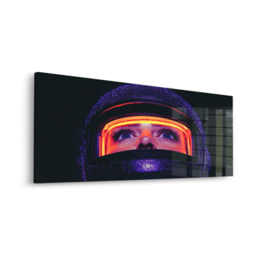 Astronaut Helmet Closeup Acrylic Glass Art