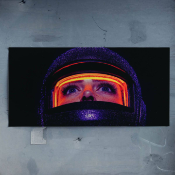Astronautenhelm in Nahaufnahme - Poster