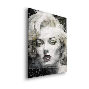 Collage inspiriert von Marilyn Monroe - Acrylglasbild