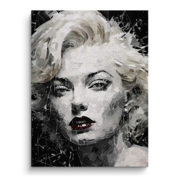Marilyn Monroe Inspired Collage Canvas Art