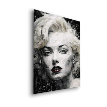 Collage inspiriert von Marilyn Monroe - Dibond-Bild matt