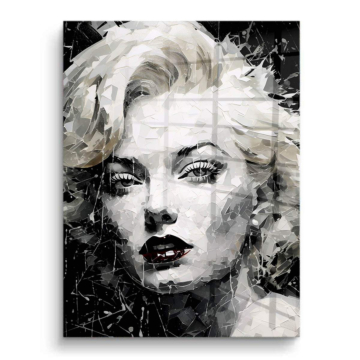 Collage inspiriert von Marilyn Monroe - PVC-Bild glänzend