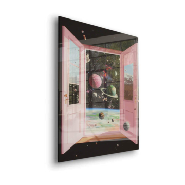 Offene Tür zum kosmischen Portal - Acrylglasbild