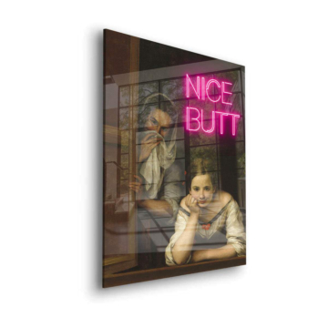 Nice Butt Renaissance Humor Acrylic Glass Art
