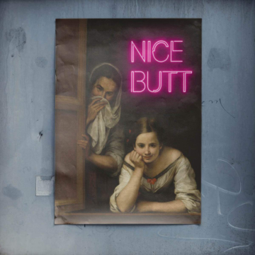 Nice Butt Renaissance Humor Poster Art