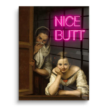 Nice Butt Renaissance Humor PVC Gloss Art