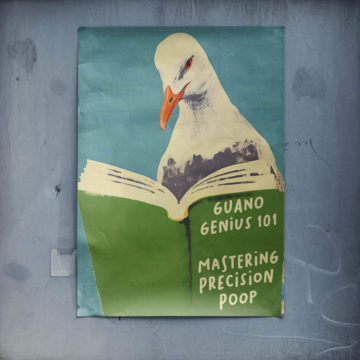Seagull Genius Book Poster Art