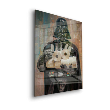 Darth Vader Inspired Toilet Humor Acrylic Glass Art