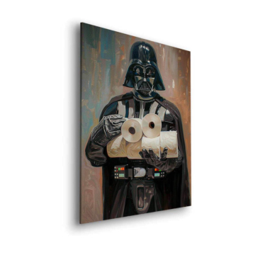 Darth Vader Inspired Toilet Humor Dibond Matt Art