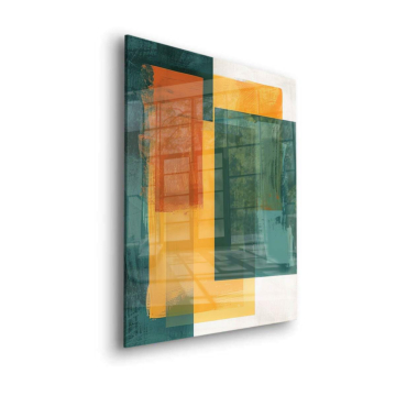 Modern geometrisch abstrakt - Acrylglasbild